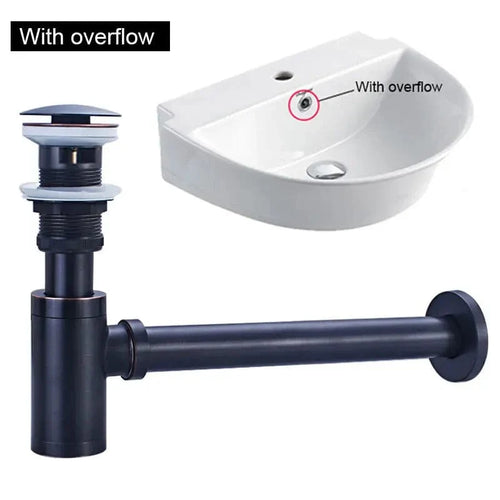 Bonde Lavabo Laiton Massif Robuste et Silencieuse – Ovalis