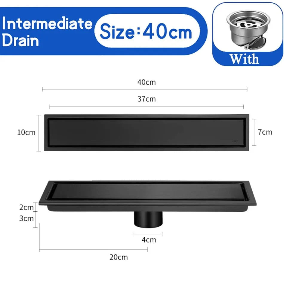 Caniveau Douche à Carreler Inox 304 Intégration Invisible – Alvéo