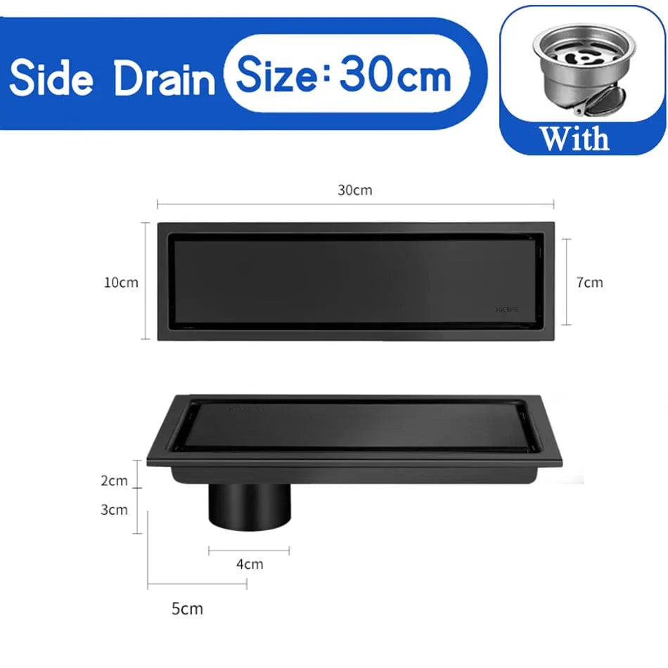 Caniveau Douche à Carreler Inox 304 Intégration Invisible – Alvéo