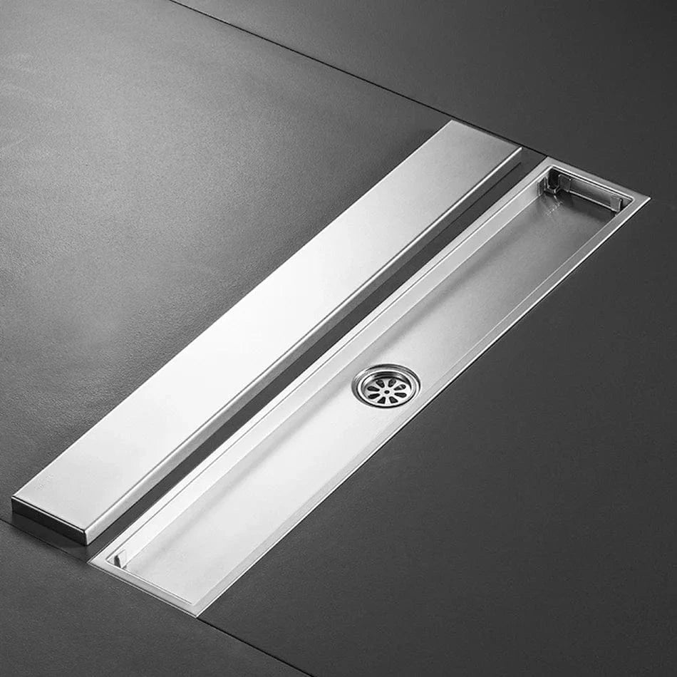 Caniveau Douche à Carreler Inox 304 Intégration Invisible – Alvéo