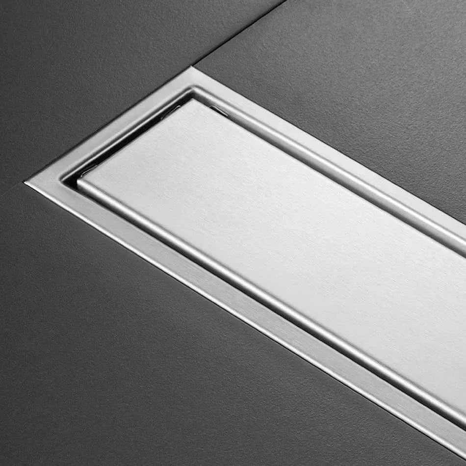 Caniveau Douche à Carreler Inox 304 Intégration Invisible – Alvéo