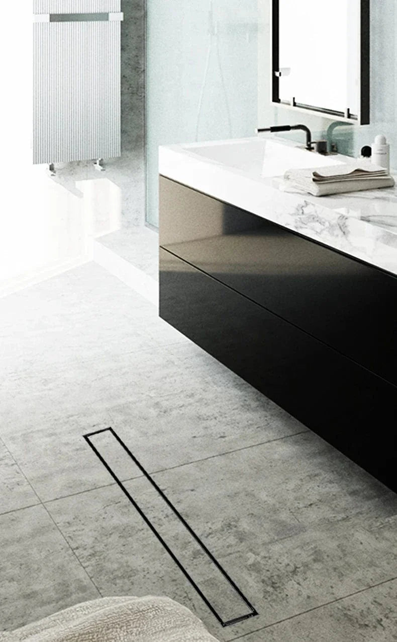 Caniveau Douche Italienne Inox Invisible Évacuation Rapide – Alvéo