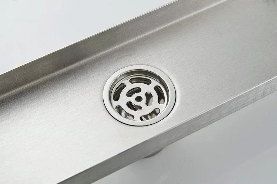 Caniveau Douche Italienne Inox Invisible Évacuation Rapide – Alvéo