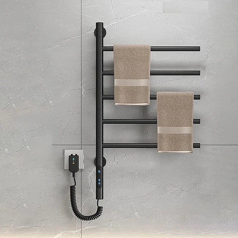 Porte-Serviettes Électrique Multifonction Serviettes Sèches et Tièdes – Linora