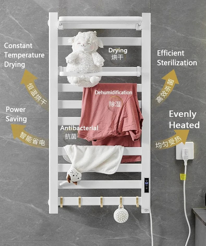 Sèche-Serviettes Intelligent Chauffe Rapide Salle de Bain – Linora