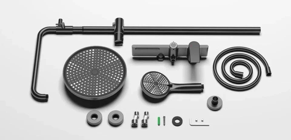 Colonne de Douche Or et Noir Design Bicolore Confort Spa – Torrenta