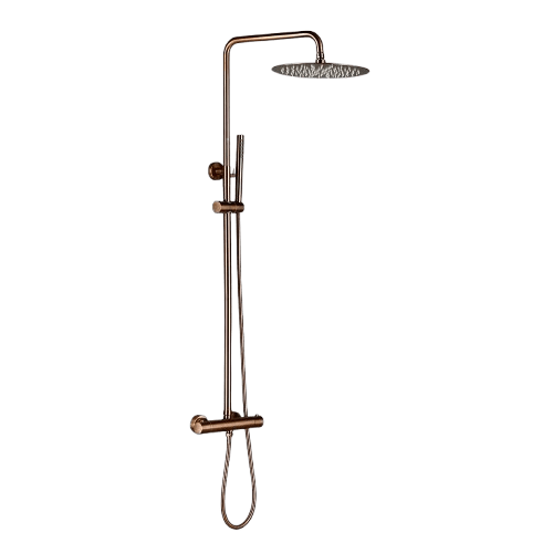 Colonne de Douche Dorée Thermostatique Température Constante – Torrenta