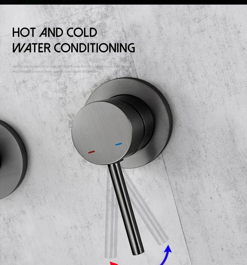 Colonne de Douche Encastrable Haut de Gamme Installation Discrète – Torrenta