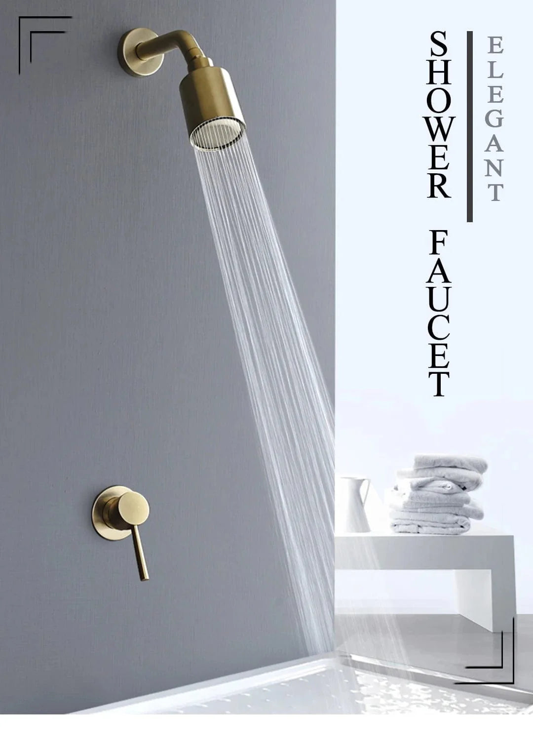 Colonne de Douche Encastrable Luxe Mitigeur Intégré Confort Total – Torrenta