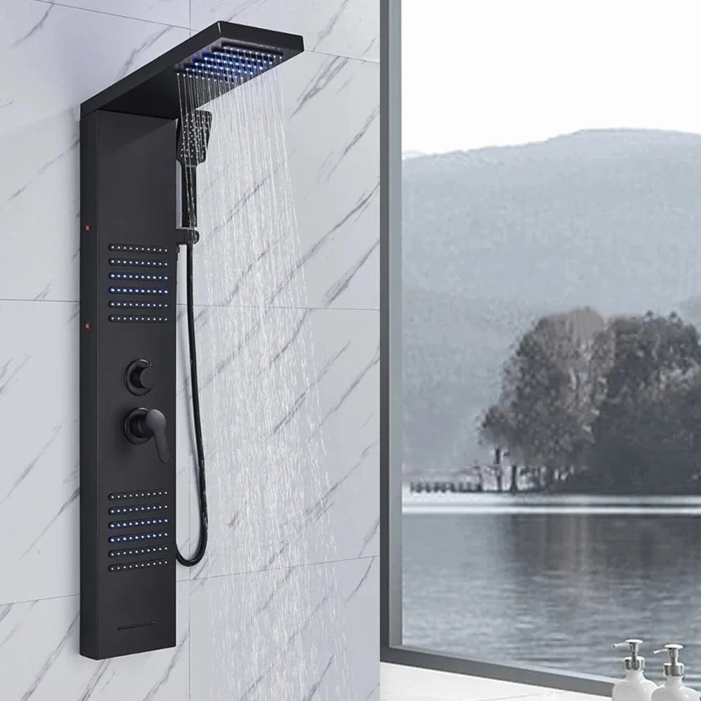 Colonne de Douche Hydromassante Premium Effet Spa à Domicile – Spalys