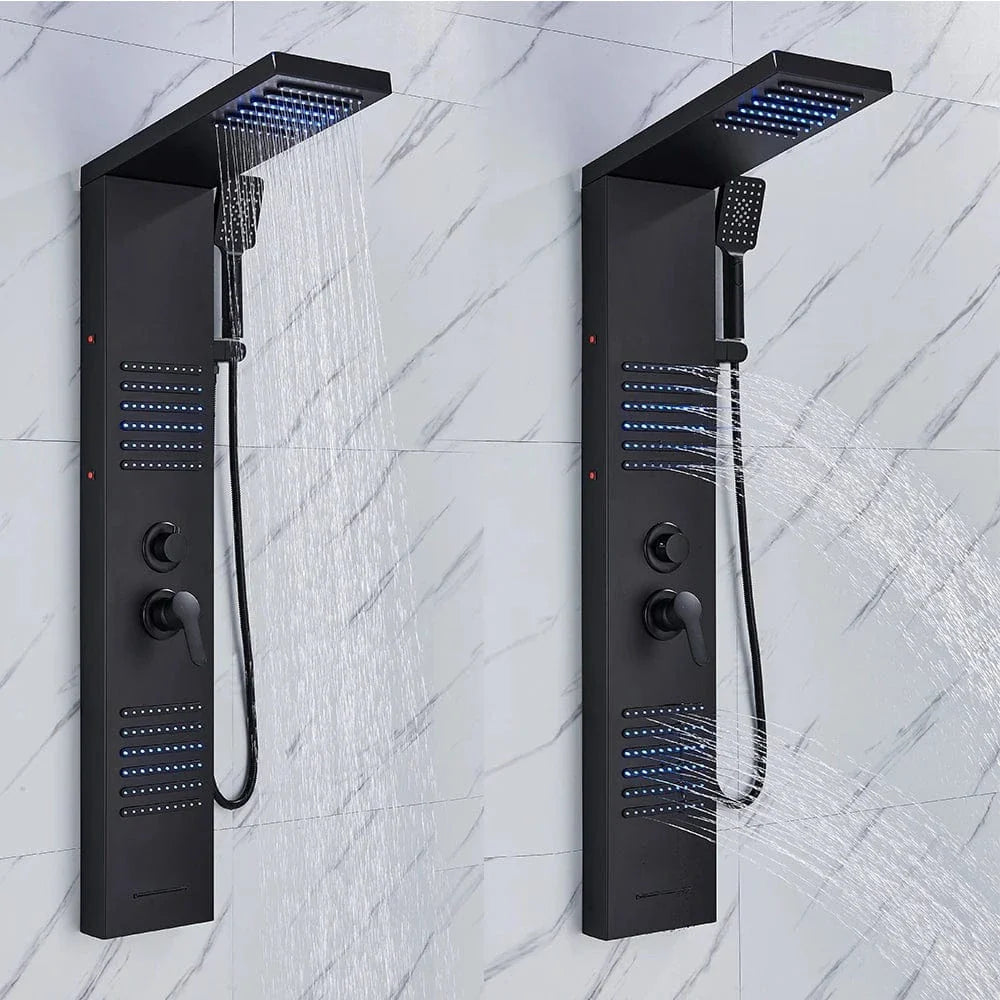 Colonne de Douche Hydromassante Premium Effet Spa à Domicile – Spalys