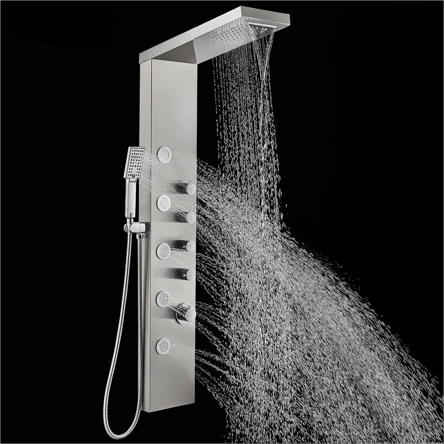 Colonne de Douche Hydromassante Thermostatique Bien-Être Quotidien – Spalys