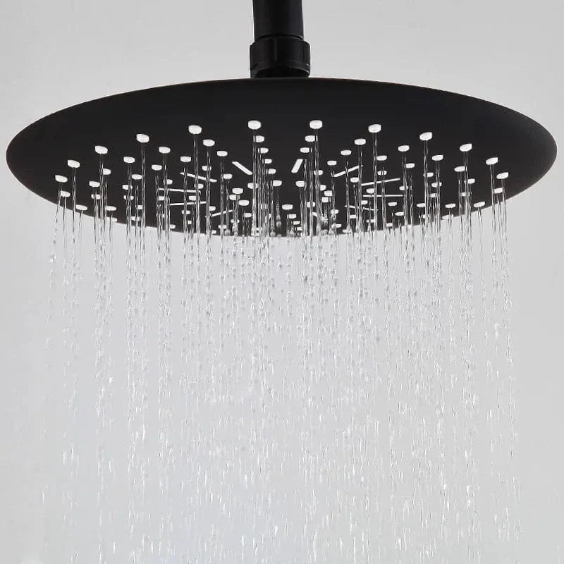 Colonne de Douche Noire Mitigeur Inox Anti-Corrosion – Torrenta