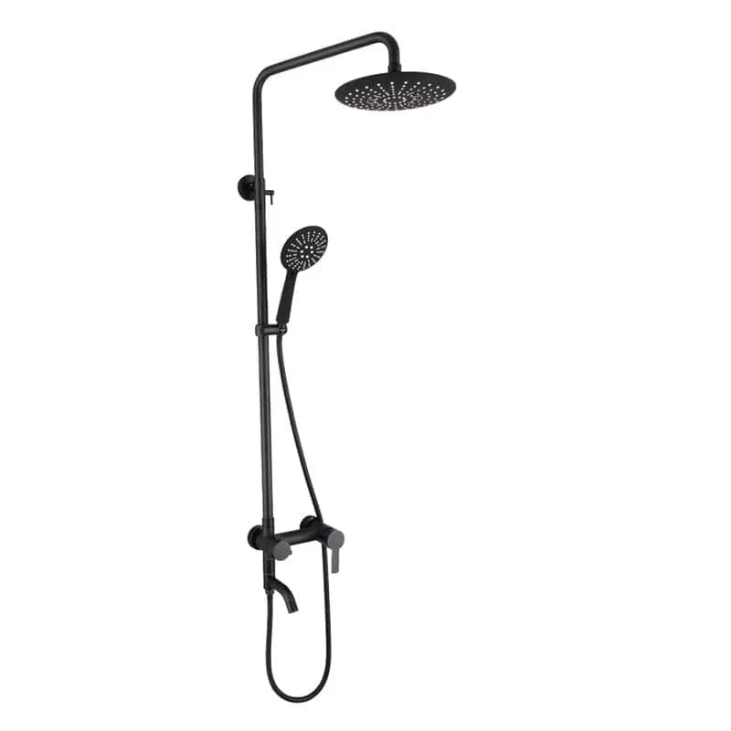 Colonne de Douche Noire Mitigeur Inox Anti-Corrosion – Torrenta