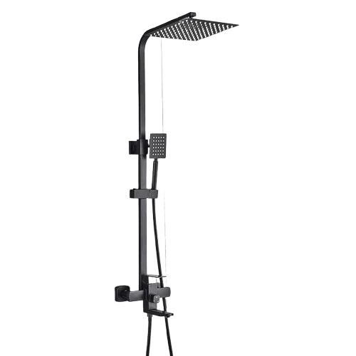 Colonne de Douche Noir Mat Finition Anti-Traces Luxe – Torrenta