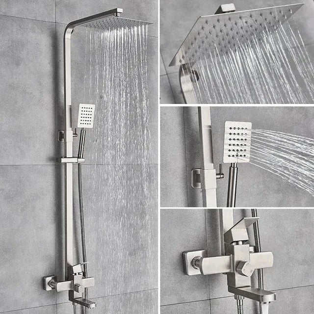 Colonne de Douche Noir Mat Finition Anti-Traces Luxe – Torrenta
