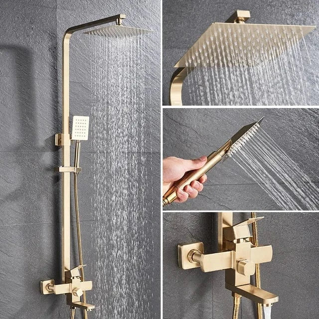 Colonne de Douche Noir Mat Finition Anti-Traces Luxe – Torrenta