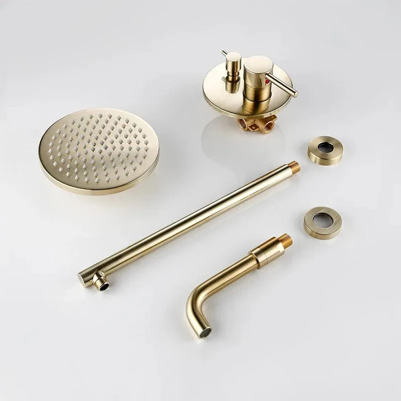 Colonne de Douche Or Brossé Finition Précieuse Sans Reflet – Torrenta