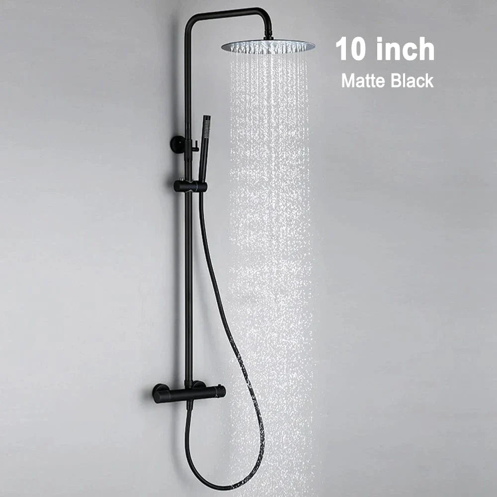 Colonne de Douche Thermostatique avec Douchette Confort Complet – Thermya