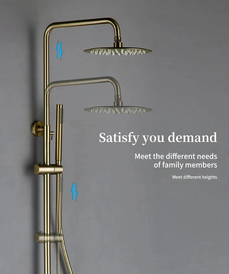 Colonne de Douche Thermostatique avec Douchette Confort Complet – Thermya