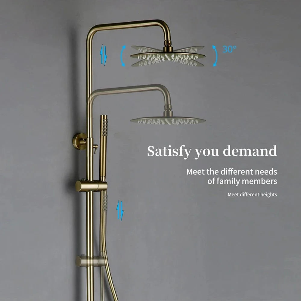Colonne de Douche Thermostatique avec Douchette Confort Complet – Thermya