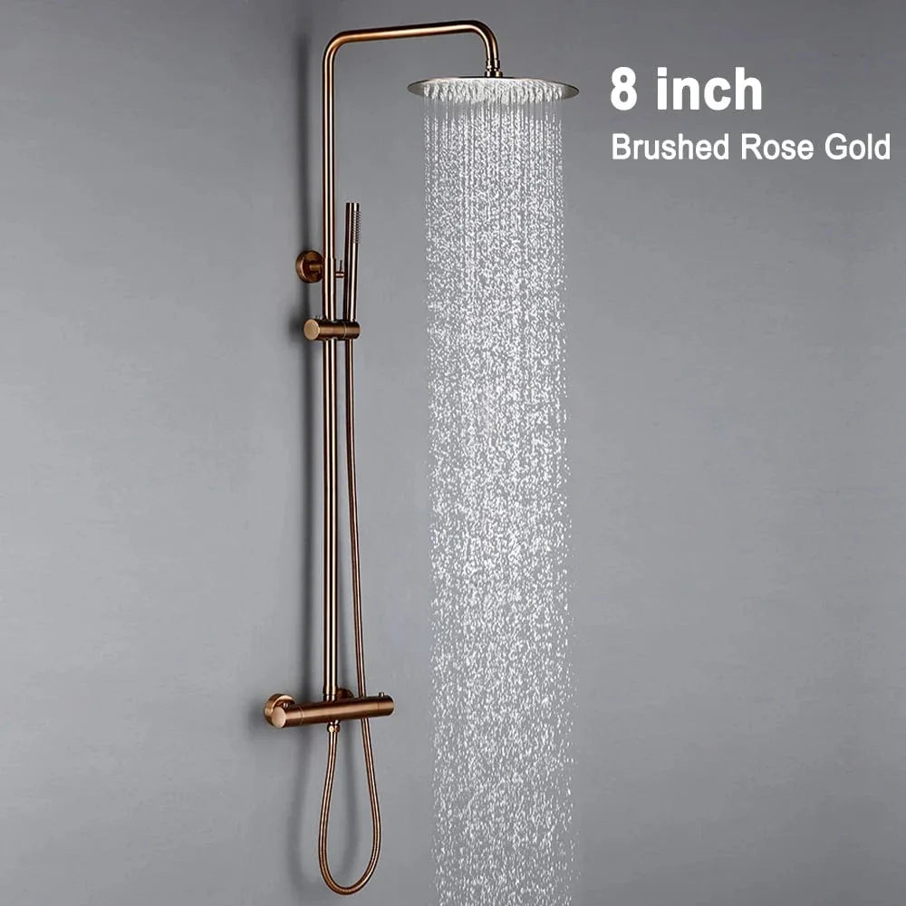 Colonne de Douche Thermostatique avec Douchette Confort Complet – Thermya
