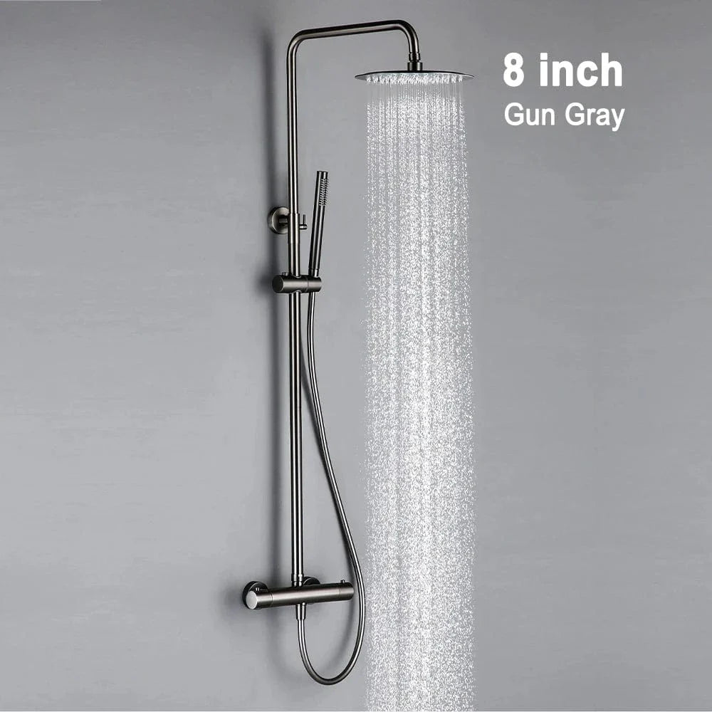 Colonne de Douche Thermostatique avec Douchette Confort Complet – Thermya
