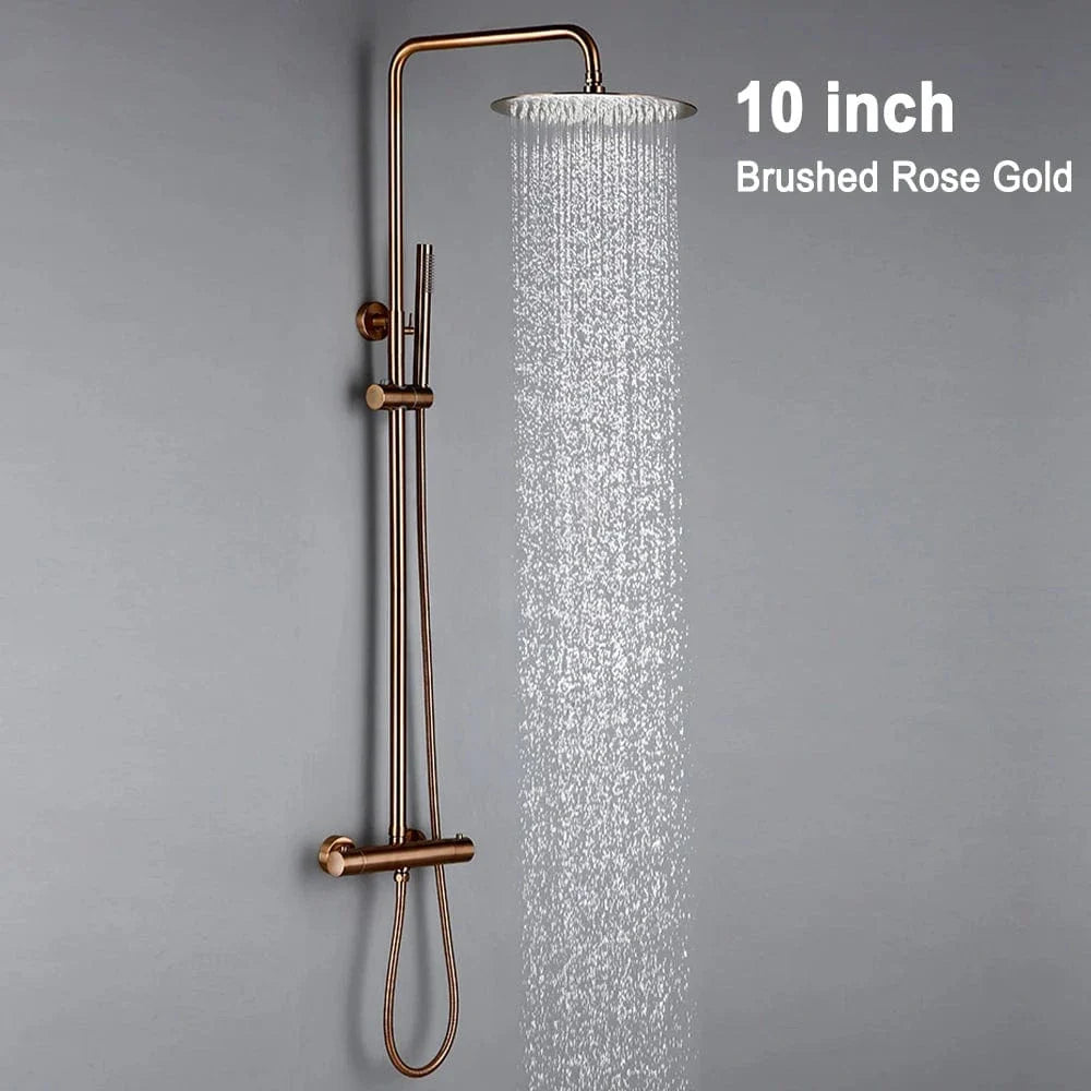 Colonne de Douche Thermostatique avec Douchette Confort Complet – Thermya