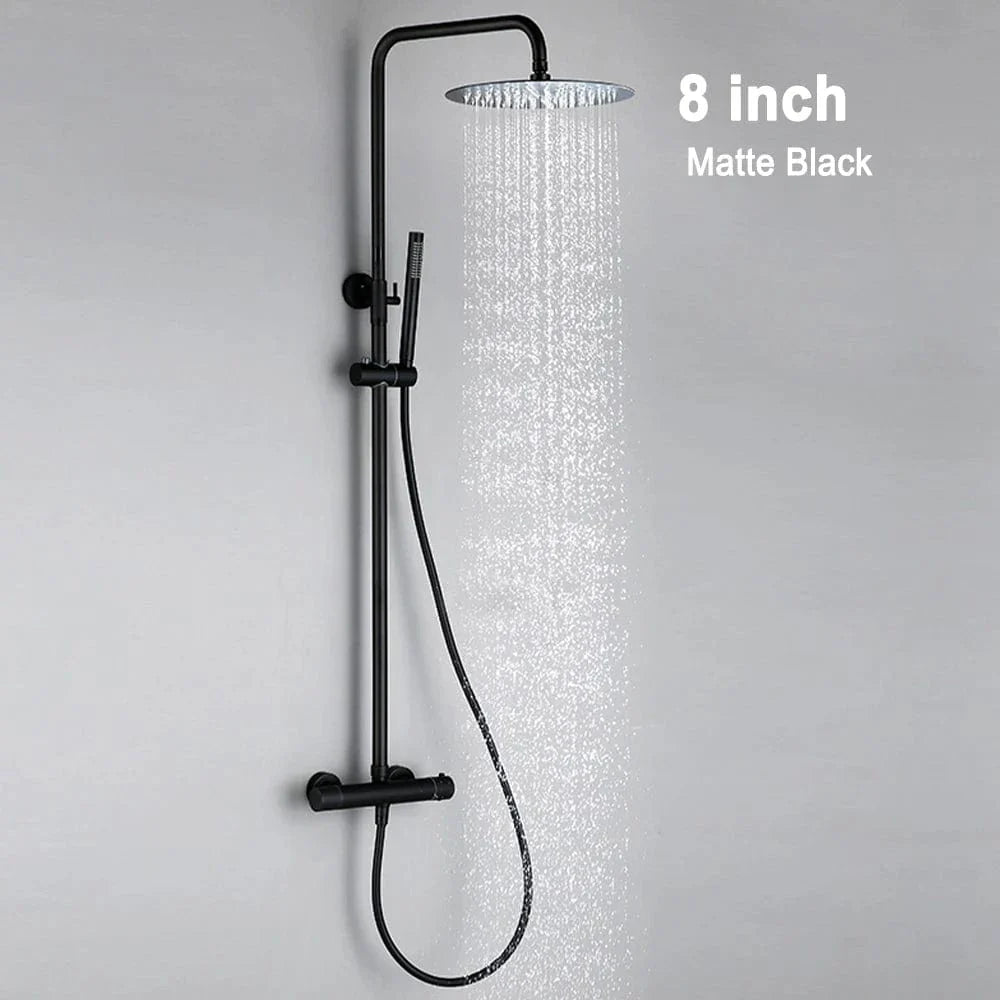 Colonne de Douche Thermostatique avec Douchette Confort Complet – Thermya