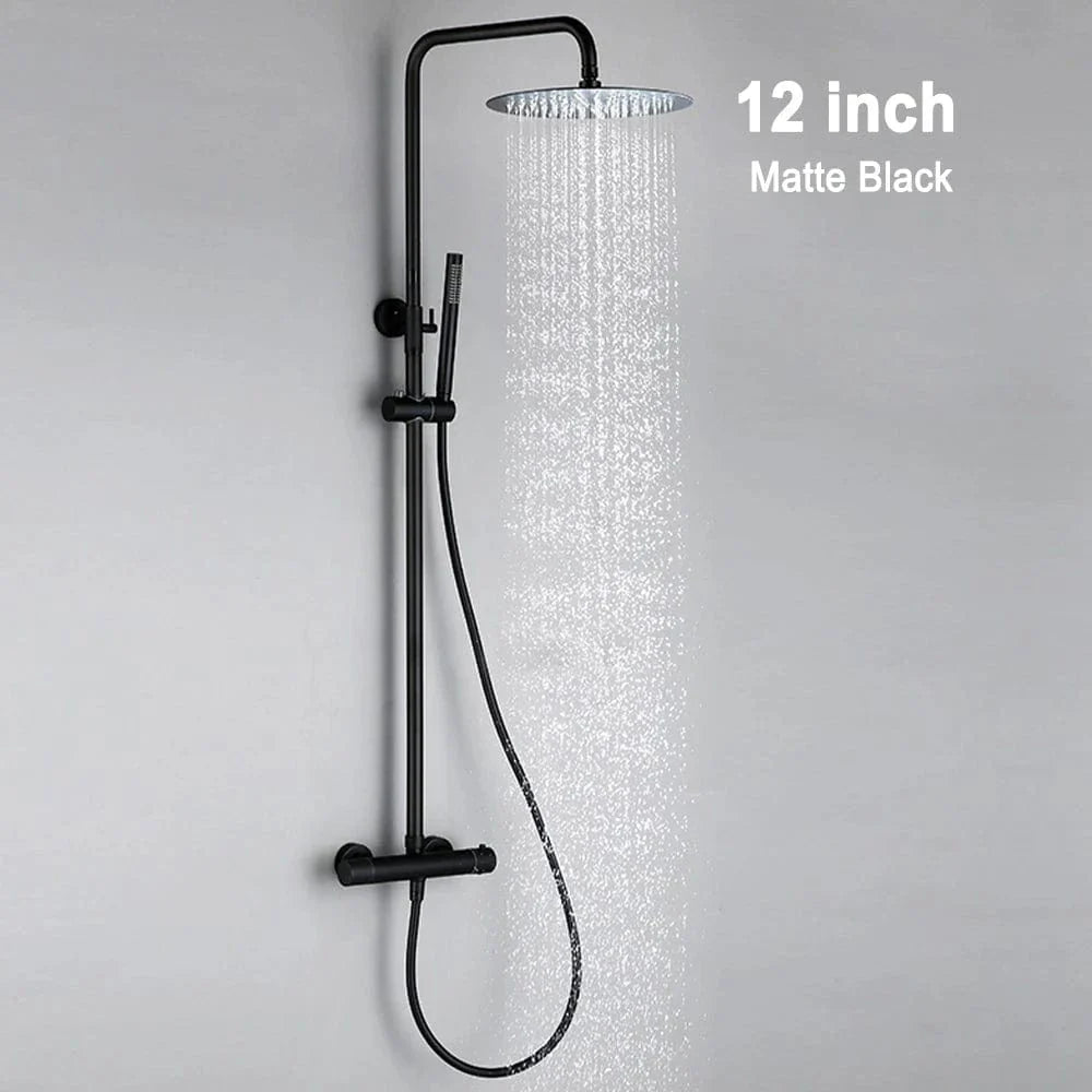 Colonne de Douche Thermostatique avec Douchette Confort Complet – Thermya