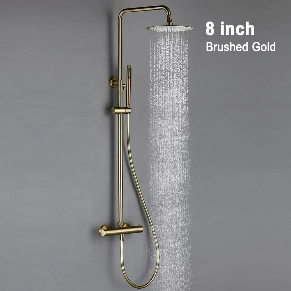 Colonne de Douche Thermostatique avec Douchette Confort Complet – Thermya