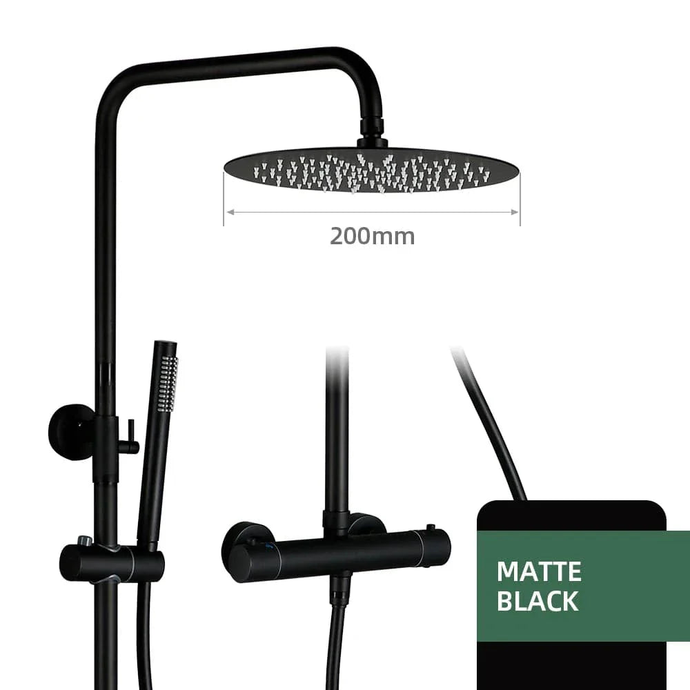 Colonne de Douche Thermostatique Confort Immédiat Température Sûre – Thermya