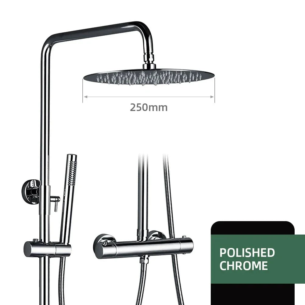 Colonne de Douche Thermostatique Confort Immédiat Température Sûre – Thermya