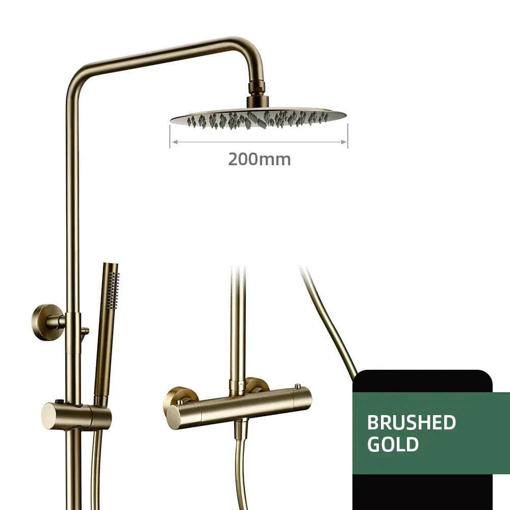 Colonne de Douche Thermostatique Confort Immédiat Température Sûre – Thermya