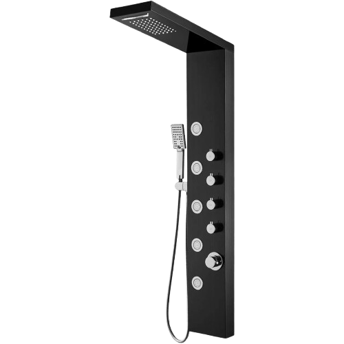 Colonne de Douche Hydromassante Thermostatique Bien-Être Quotidien – Spalys
