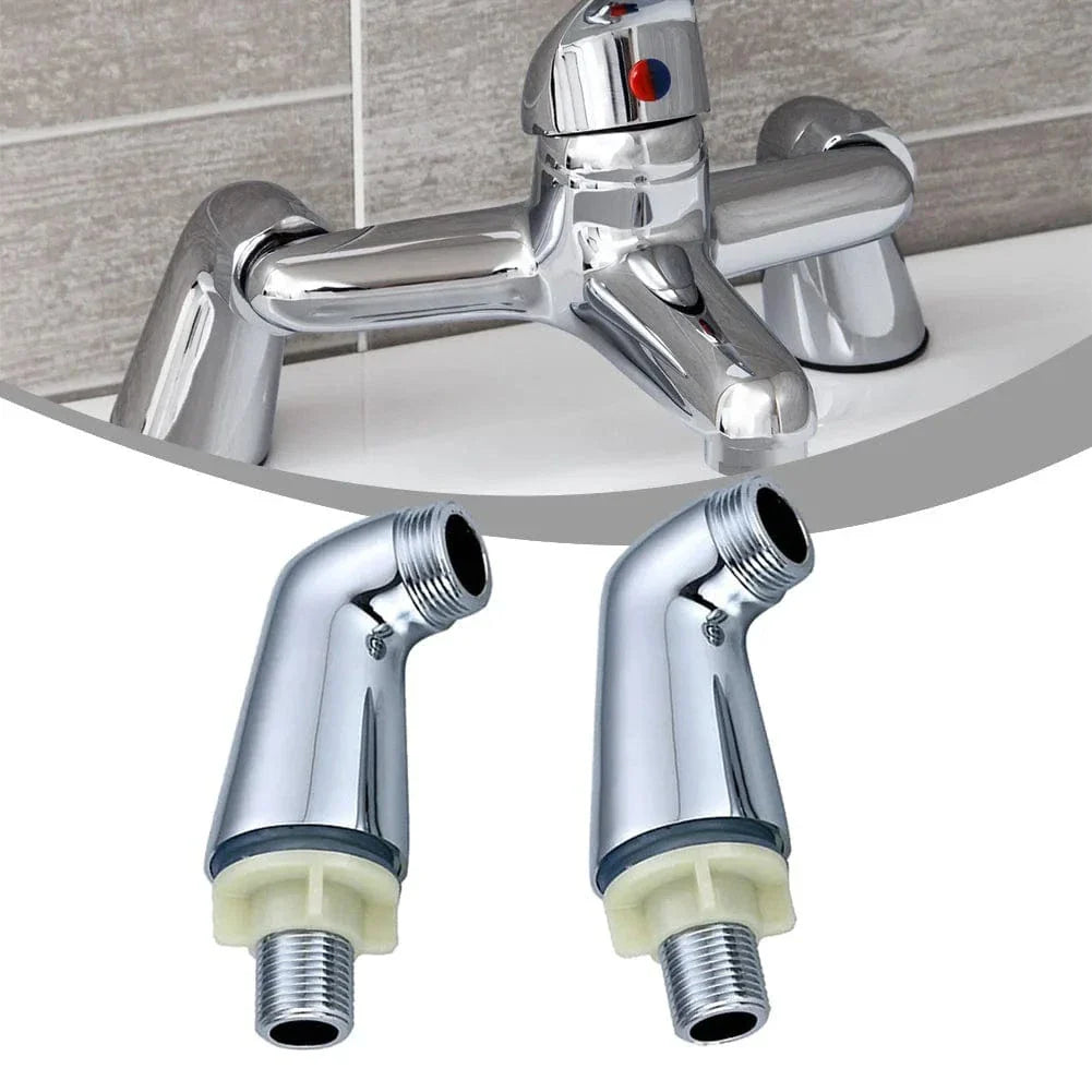 Colonnette Baignoire Chromée Adaptateur Robinet Pose Simplifiée – Vertane