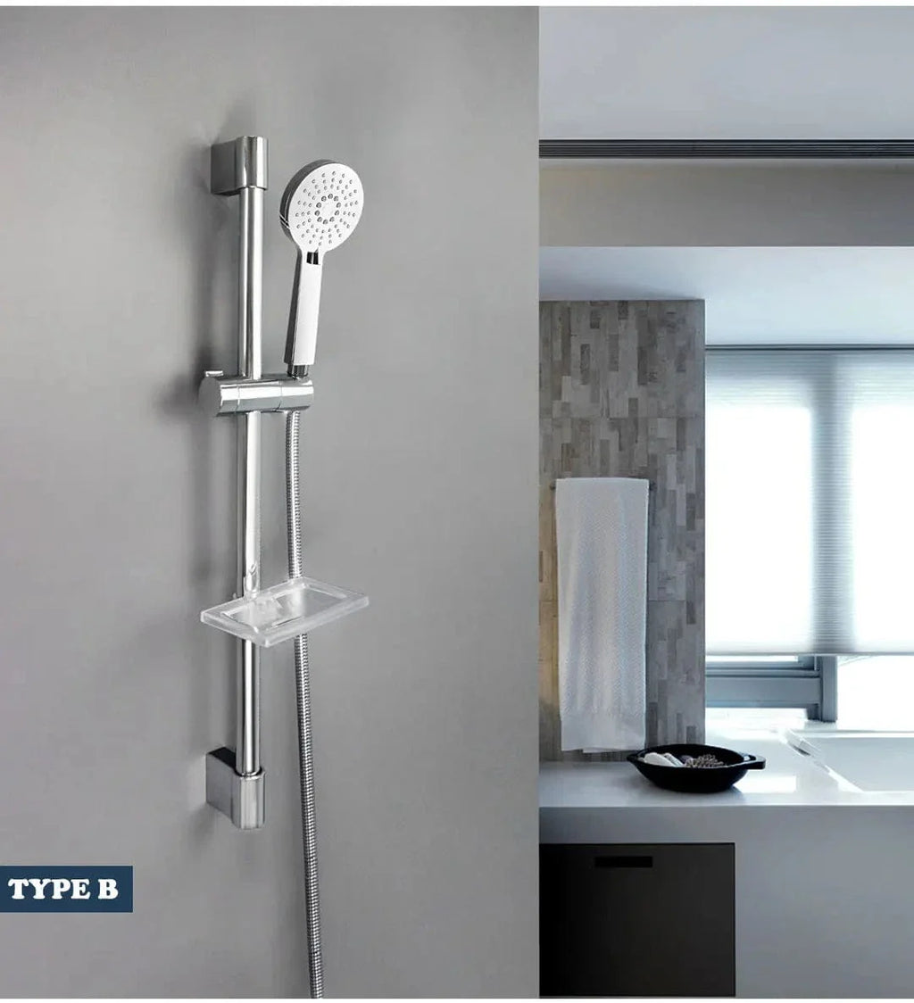Ensemble Mitigeur et Barre de Douche Ajustable Douchette et Flexible Chromé – Zeltha
