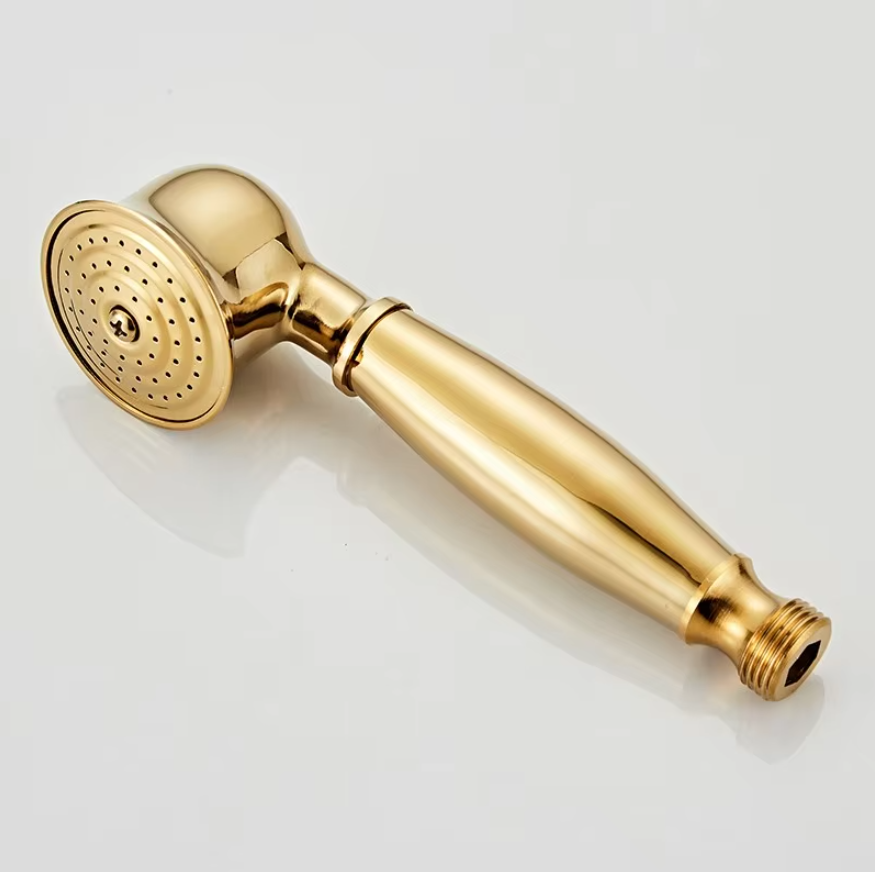 Pommeau de Douche Style Téléphone Rétro Finition Chrome Premium – Pluvia