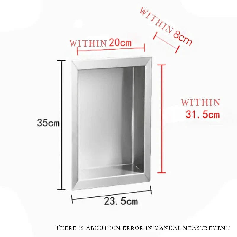 Douche avec Niche de Rangement Intégrée Salle de Bain Ordonnée – Rekta