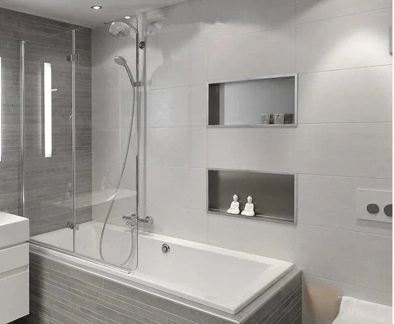 Douche avec Niche de Rangement Intégrée Salle de Bain Ordonnée – Rekta
