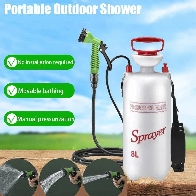 Douchette Camping-Car Portable Sans Électricité Toujours Prête – Nomadis