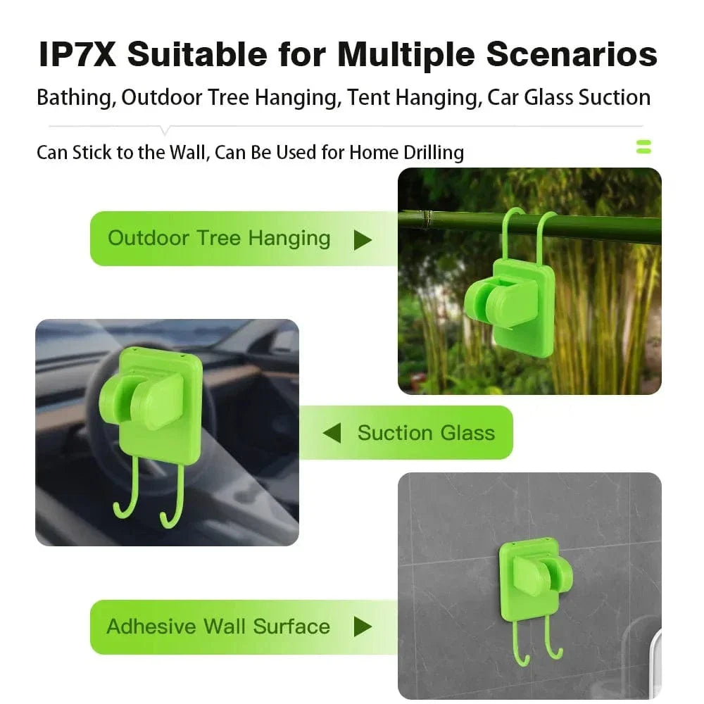 Douchette Camping Portable Rechargeable Pompe et Affichage Grande Autonomie – Nomadis