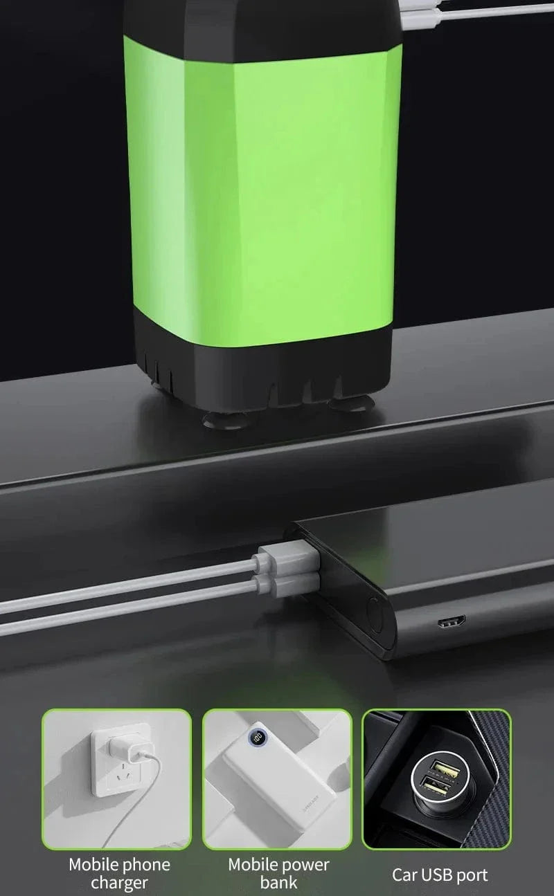 Douchette Camping Portable Rechargeable Pompe et Affichage Grande Autonomie – Nomadis