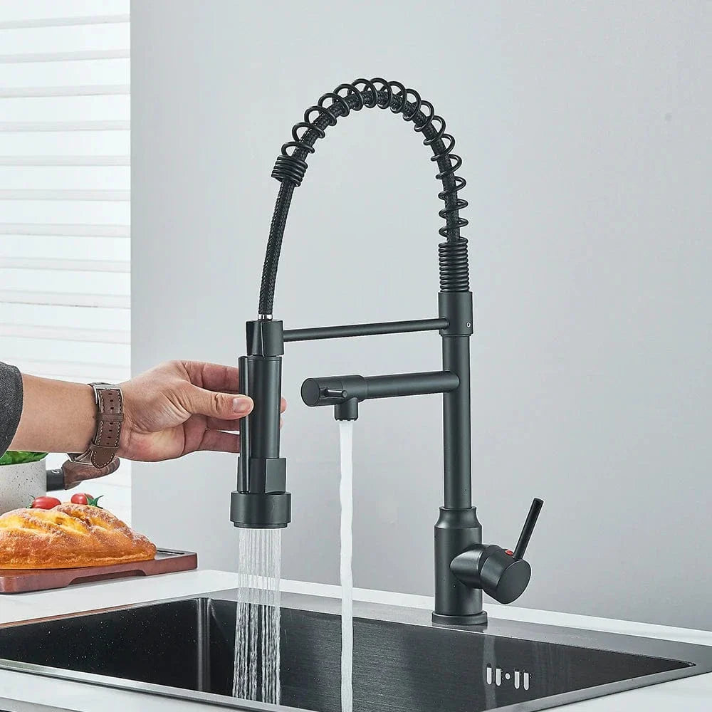 Douchette Cuisine Professionnelle Laiton Chromé Débit Puissant – Fornéa