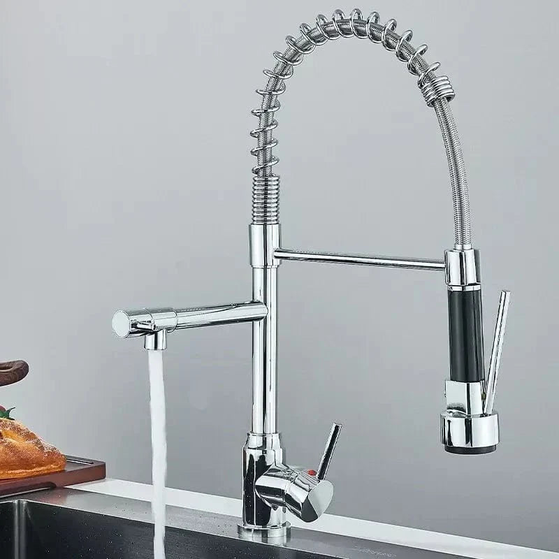 Douchette Cuisine Professionnelle Laiton Chromé Débit Puissant – Fornéa