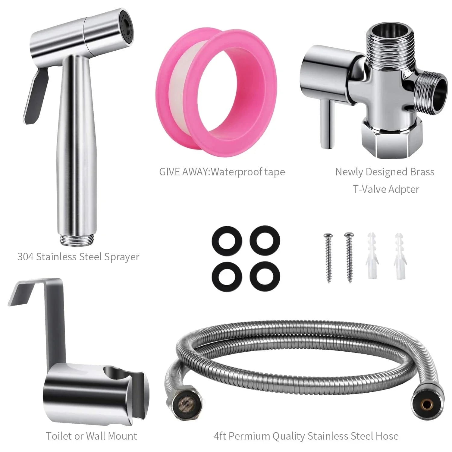 Douchette Inox Résistante Prise en Main Confortable – Fornéa