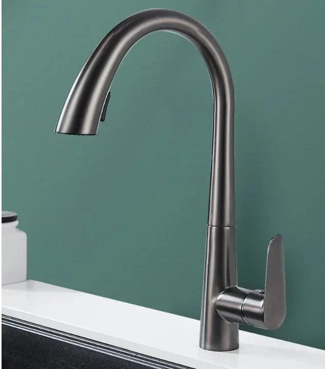 Douchette Évier Cuisine Or Brossé Design Épuré Cuisine Moderne – Fornéa