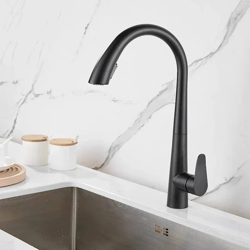 Douchette Évier Cuisine Or Brossé Design Épuré Cuisine Moderne – Fornéa