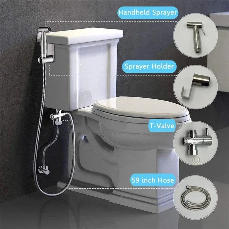 Douchette Intime Inox Hygiène Quotidienne en Douceur – Purelia