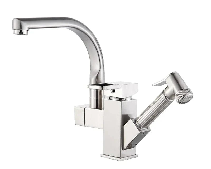Douchette Mitigeur Cuisine Laiton Doré Élégance Durable – Fornéa